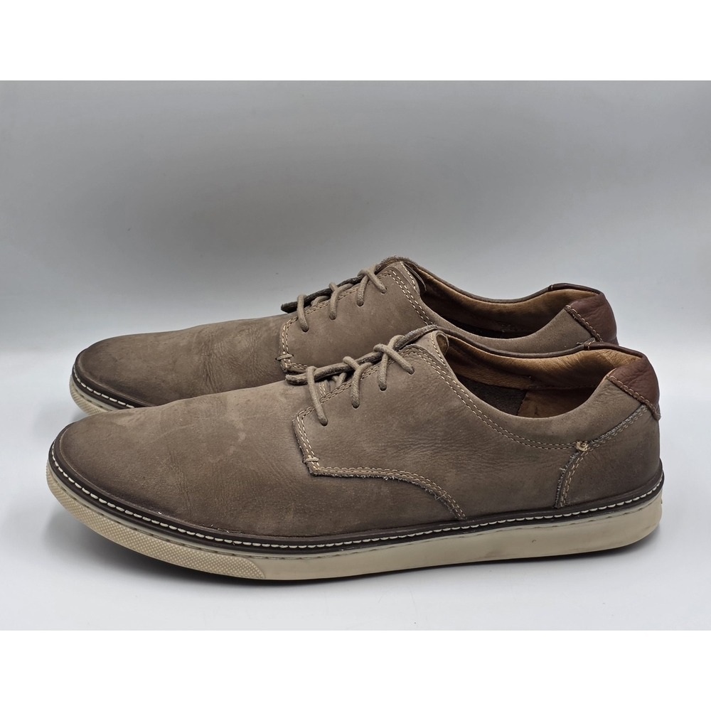 Johnston & Murphy Shoes Mens 12 M Oxford Dress Casual 25-8358 Brown Sheep Skin - Picture 7 of 12
